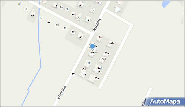 Słupno, Wspólna, 27, mapa Słupno