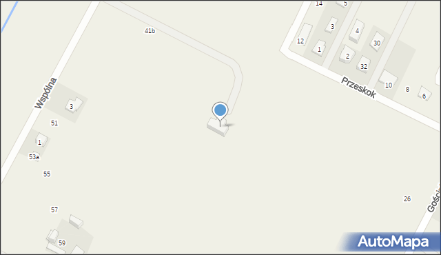 Słupno, Wspólna, 45e, mapa Słupno