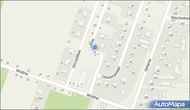 Smardzewice, Wspólna, 1, mapa Smardzewice