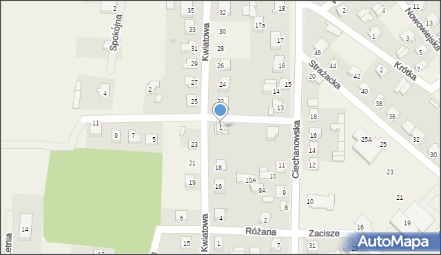 Soboklęszcz, Wspólna, 1, mapa Soboklęszcz