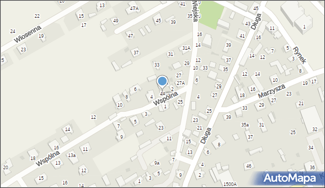 Sobolew, Wspólna, 4A, mapa Sobolew