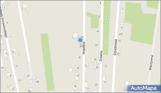 Sochaczew, Wspólna, 16, mapa Sochaczew