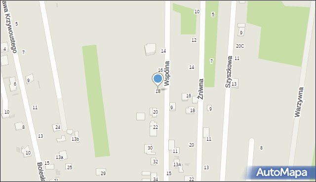 Sochaczew, Wspólna, 18, mapa Sochaczew