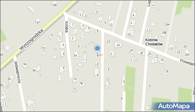 Sochaczew, Wspólna, 4, mapa Sochaczew