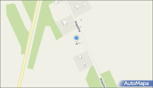 Sowia Wola, Wspólna, 4a, mapa Sowia Wola
