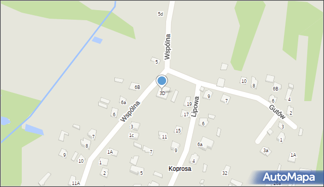 Stąporków, Wspólna, 3D, mapa Stąporków