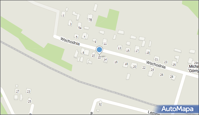 Starachowice, Wschodnia, 12, mapa Starachowic