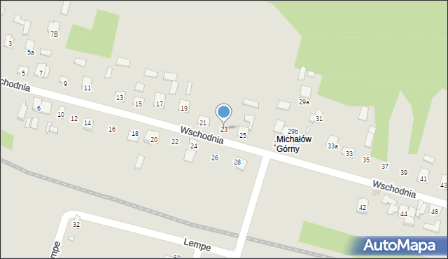 Starachowice, Wschodnia, 23, mapa Starachowic