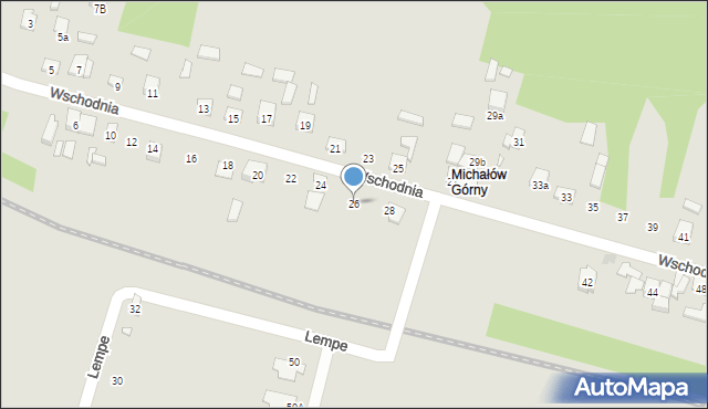 Starachowice, Wschodnia, 26, mapa Starachowic