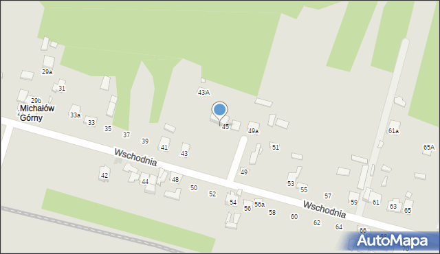 Starachowice, Wschodnia, 47, mapa Starachowic