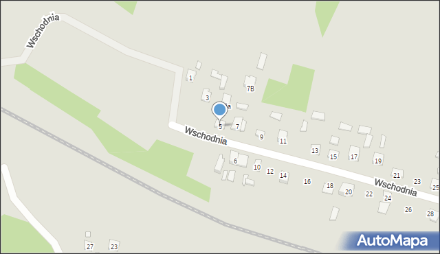 Starachowice, Wschodnia, 5, mapa Starachowic