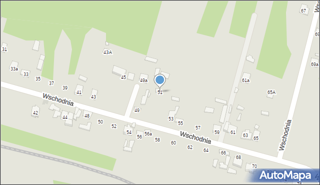 Starachowice, Wschodnia, 51, mapa Starachowic