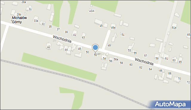 Starachowice, Wschodnia, 52, mapa Starachowic