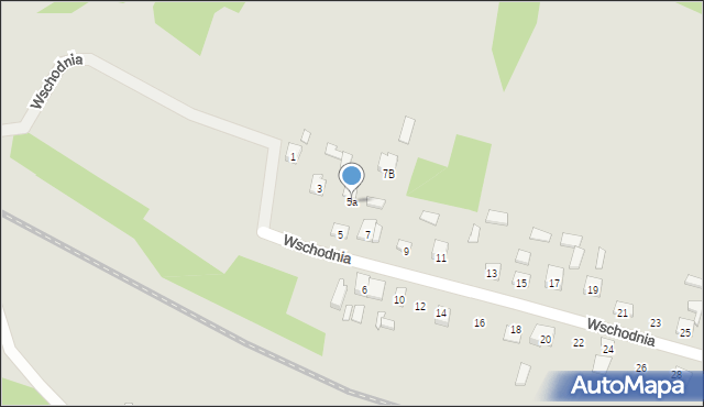 Starachowice, Wschodnia, 5a, mapa Starachowic