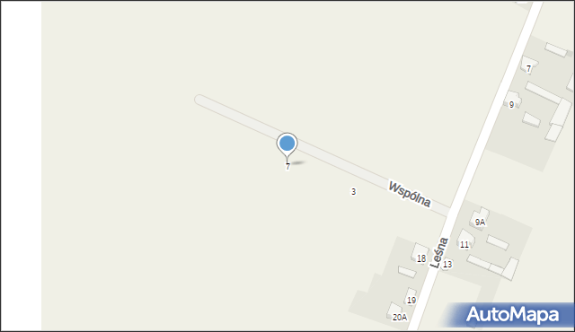 Stare Kupiski, Wspólna, 7, mapa Stare Kupiski