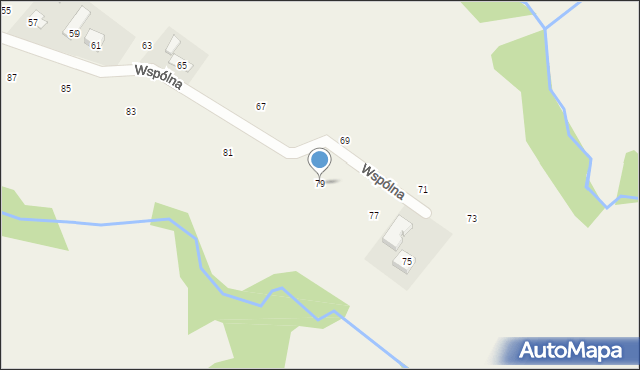 Staszkówka, Wspólna, 79, mapa Staszkówka