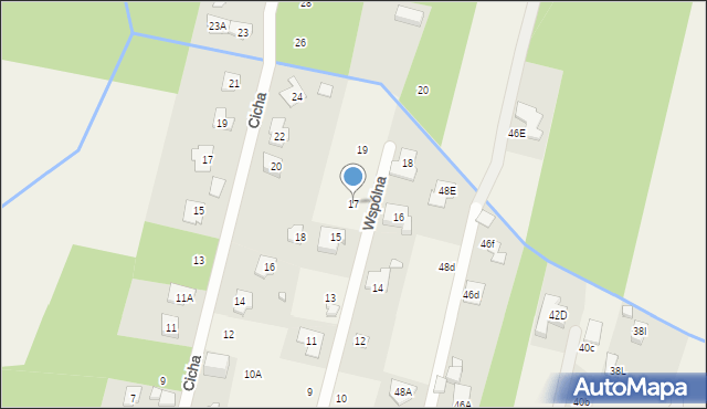 Stefanowo, Wspólna, 17, mapa Stefanowo