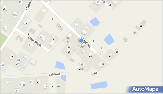 Stężyca, Wspólna, 18, mapa Stężyca