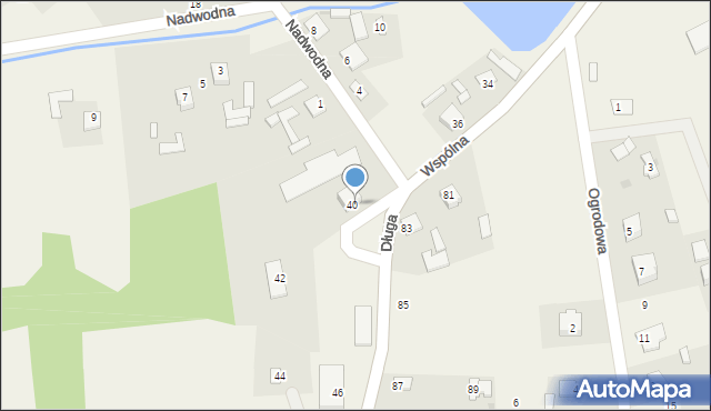 Sulbiny, Wspólna, 40, mapa Sulbiny