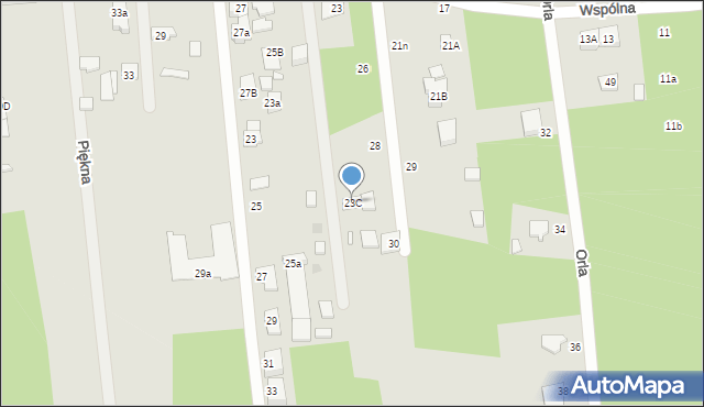 Sulejówek, Wspólna, 23C, mapa Sulejówek