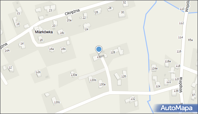 Sułkowice, Wspólna, 130, mapa Sułkowice