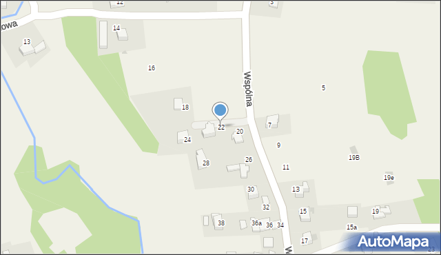 Sułkowice, Wspólna, 22, mapa Sułkowice