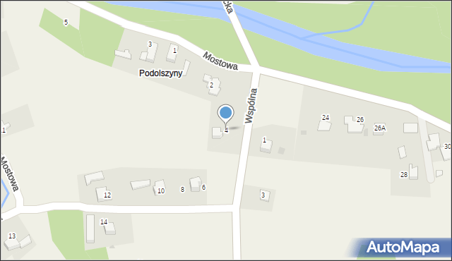 Sułkowice, Wspólna, 4, mapa Sułkowice