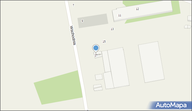 Szamoty, Wschodnia, 17, mapa Szamoty