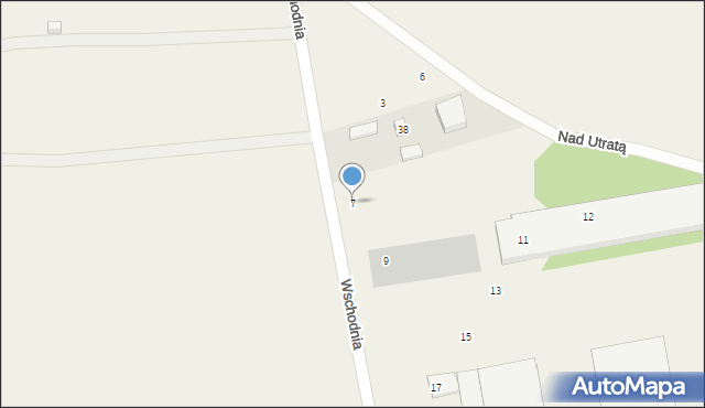 Szamoty, Wschodnia, 7, mapa Szamoty