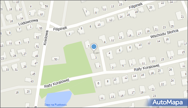 Szczecin, Wschodu Słońca, 5, mapa Szczecina