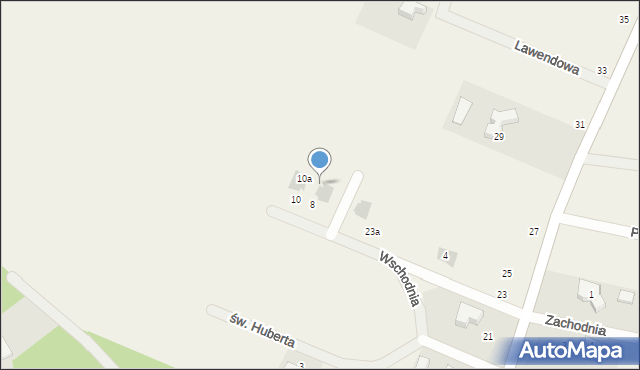 Szczytkowice, Wschodnia, 8a, mapa Szczytkowice