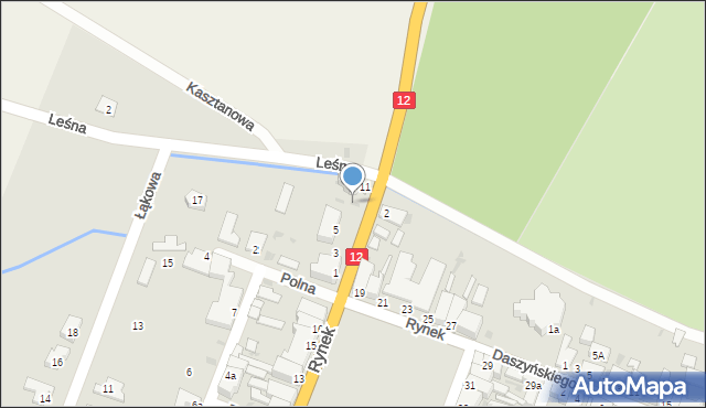 Szlichtyngowa, Wschowska, 9, mapa Szlichtyngowa