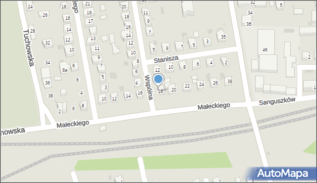 Tarnów, Wspólna, 1, mapa Tarnów