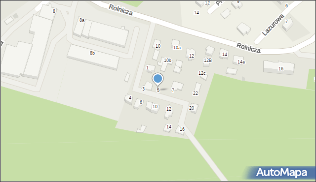 Tomaszów Lubelski, Wschodnia, 5, mapa Tomaszów Lubelski