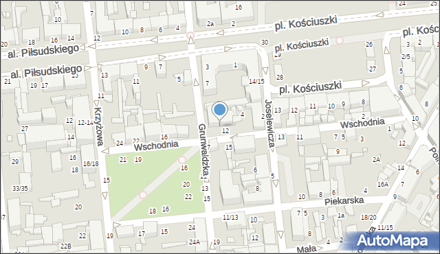 Tomaszów Mazowiecki, Wschodnia, 14, mapa Tomaszów Mazowiecki