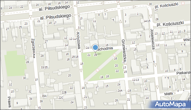Tomaszów Mazowiecki, Wschodnia, 19, mapa Tomaszów Mazowiecki