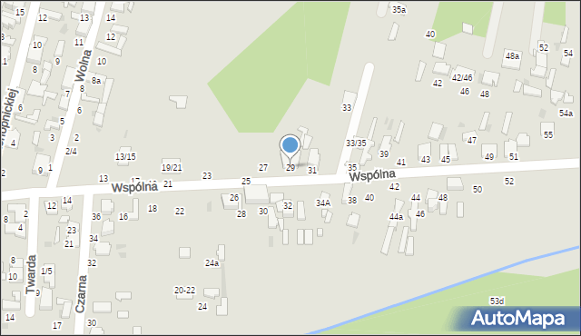 Tomaszów Mazowiecki, Wspólna, 29, mapa Tomaszów Mazowiecki