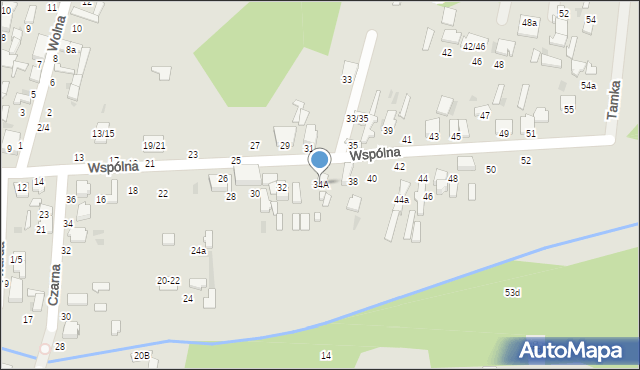 Tomaszów Mazowiecki, Wspólna, 34A, mapa Tomaszów Mazowiecki