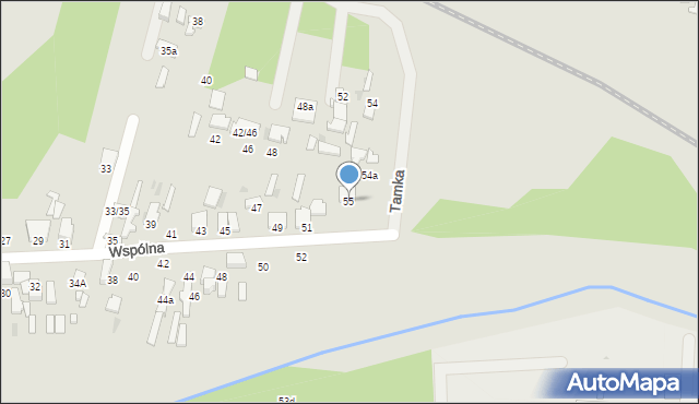Tomaszów Mazowiecki, Wspólna, 55, mapa Tomaszów Mazowiecki