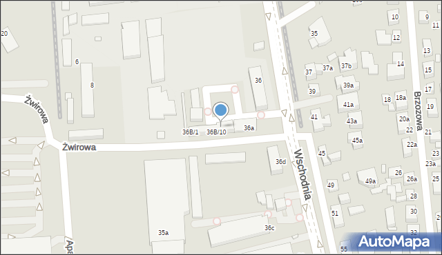 Toruń, Wschodnia, 36B/11, mapa Torunia