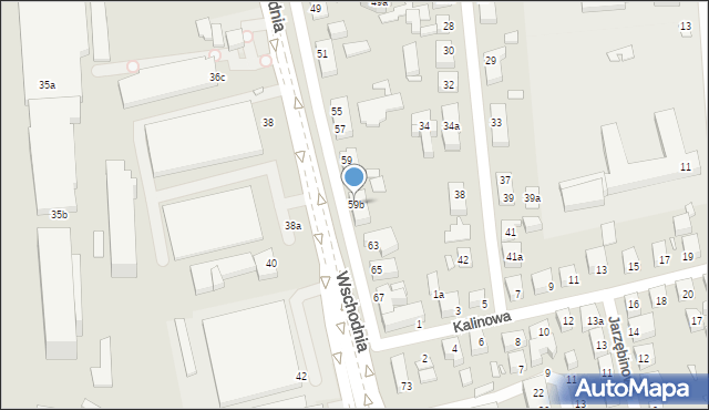 Toruń, Wschodnia, 59b, mapa Torunia