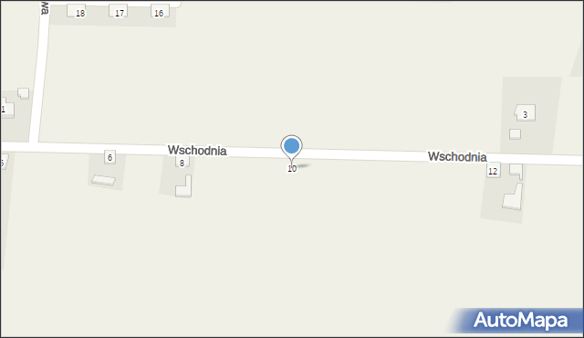 Walichnowy, Wschodnia, 10, mapa Walichnowy