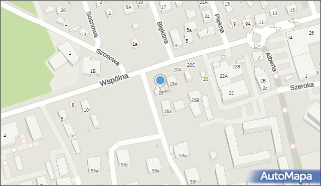 Warszawa, Wspólna, 16, mapa Warszawy