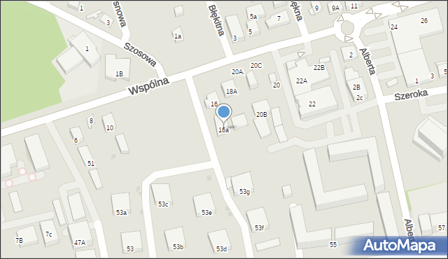 Warszawa, Wspólna, 16a, mapa Warszawy