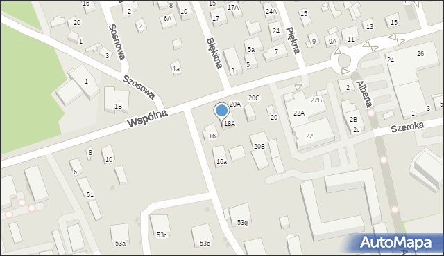 Warszawa, Wspólna, 18, mapa Warszawy