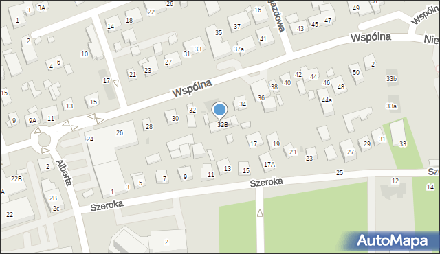 Warszawa, Wspólna, 32a, mapa Warszawy