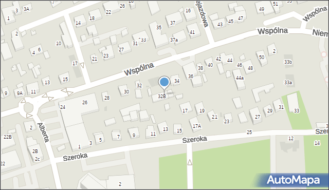 Warszawa, Wspólna, 32c, mapa Warszawy