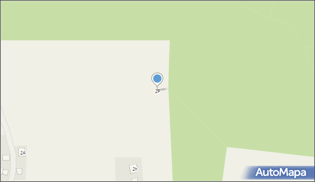 Wąsowo, Wschodnia, 2P, mapa Wąsowo