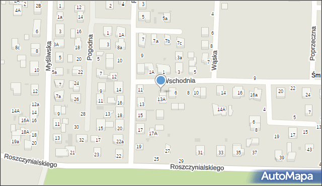 Wejherowo, Wschodnia, 4, mapa Wejherowo