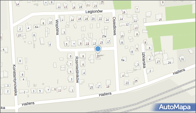 Wiewiórczyn, Wspólna, 10, mapa Wiewiórczyn